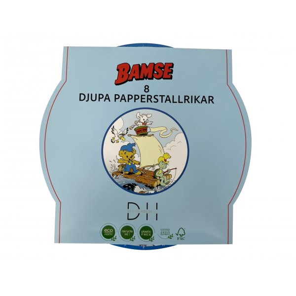 Papierschüssel - 8 Stück - Teddybär Papierschüssel - 8 Stück - Teddybär