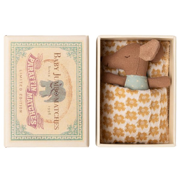 Babymaus in Streichholzschachtel - Sleepy/Wake - Blau Babymaus in Streichholzschachtel - Sleepy/Wake - Blau