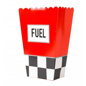 Popcornbecher - Auto mit Silberfolie 8er-Pack (13x19 cm) Popcornbecher - Auto mit Silberfolie 8er-Pack (13x19 cm)