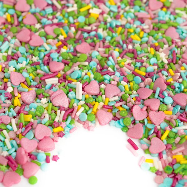 Streuselmix - Party-Explosion - Zuckerfrei & Vegan - Super-Streusel - 80 g Streuselmix - Party-Explosion - Zuckerfrei & Vegan - Super-Streusel - 80 g