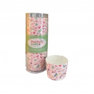 Stabile Muffinformen - Hello Unicorn - 25er-Packung