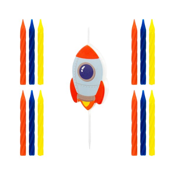 Kuchenkerze/Geburtstagskerze - Rakete Kuchenkerze/Geburtstagskerze - Rakete