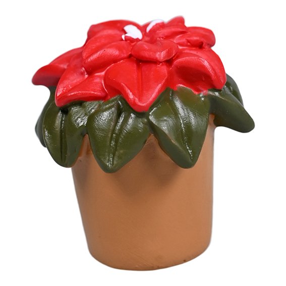 Weihnachtsaccessoires - Weihnachtsstern im Topf Weihnachtsaccessoires - Weihnachtsstern im Topf
