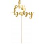 Tortenaufsatz - 25 cm - Oh Baby - Gold