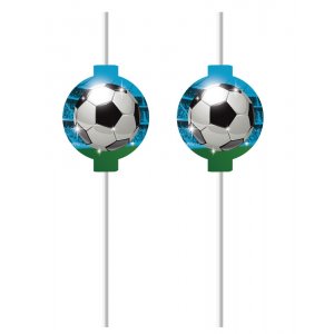 Strohhalme - Fußball - 4er-Pack Strohhalme - Fußball - 4er-Pack