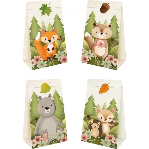 Bonbontüten - Freunde des Waldes - 4er-Pack Bonbontüten - Freunde des Waldes - 4er-Pack
