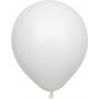 Mini-Luftballons einfarbig - Premium 13 cm - Weiß - 25er-Pack
