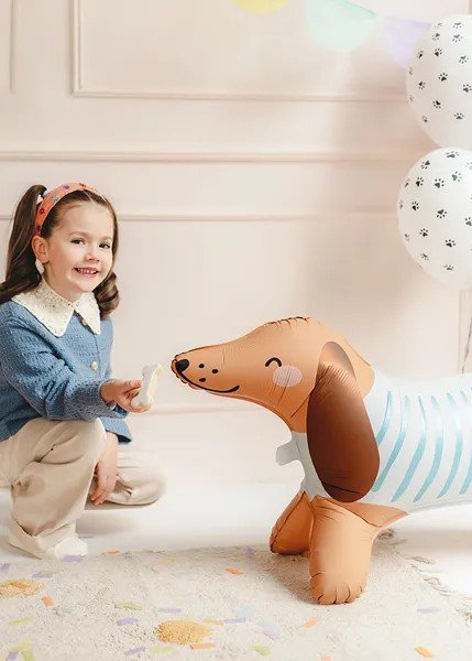 Folienballon - Hund \\\"Dackel\\\" - 89 x 58 cm
