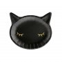 Pappteller - Black Cat - Pink Halloween - 6er-Pack