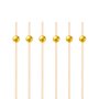 Snack- und Getränkesticks - Gold - 12 cm - 25 Stück Snack- und Getränkesticks - Gold - 12 cm - 25 Stück