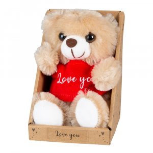 Stofftier - Liebe - Braun - 15 cm Stofftier - Liebe - Braun - 15 cm