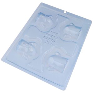 Schokoladenform, 3-teilig - Mini-Geist Schokoladenform, 3-teilig - Mini-Geist