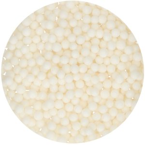 Weiche Zuckerperlen, weiß, 60 g - FunCakes Weiche Zuckerperlen, weiß, 60 g - FunCakes