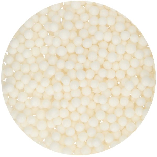 Weiche Zuckerperlen, weiß, 60 g - FunCakes Weiche Zuckerperlen, weiß, 60 g - FunCakes