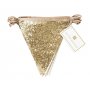 Stoffwimpel - Goldglitter