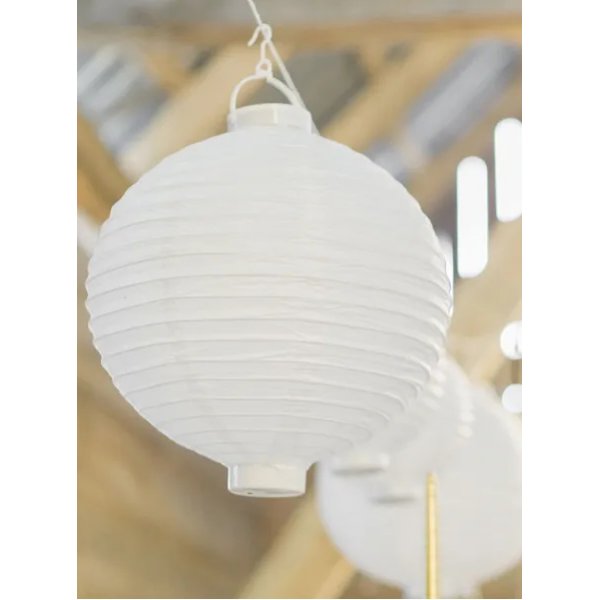 LED-Papierlaterne - Weiß LED-Papierlaterne - Weiß