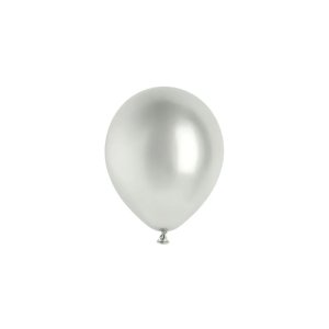 Ballon - Glänzend - Silber - 12 cm - 50er-Packung Ballon - Glänzend - Silber - 12 cm - 50er-Packung