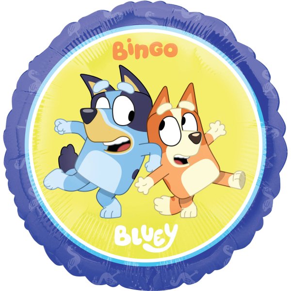 Folienballon - Bluey und Bingo - 45 cm Folienballon - Bluey und Bingo - 45 cm