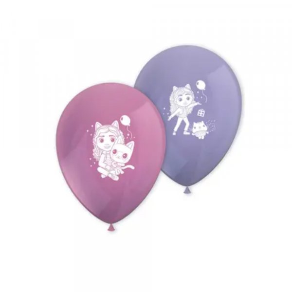 Pastellfarbene Luftballons - Gabby's Dollhouse - 8er-Pack Pastellfarbene Luftballons - Gabby's Dollhouse - 8er-Pack