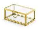 Glasbox - Gold - 9x5,5x4 cm Glasbox - Gold - 9x5,5x4 cm