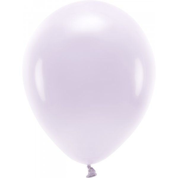 Einfarbige Luftballons - Eco 30 cm - Hellviolett - 10er-Pack