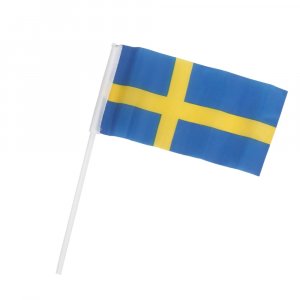 Schwedische Handfahnen - Schweden - 6er-Pack Schwedische Handfahnen - Schweden - 6er-Pack