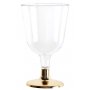 Glas - Weinglas Gold - 6er-Pack