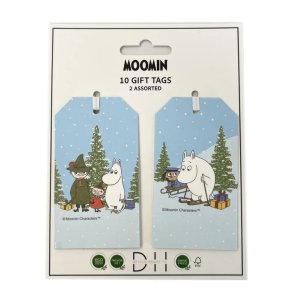Weihnachtsetiketten - Mumin - 10er-Pack - 50 x 90 Weihnachtsetiketten - Mumin - 10er-Pack - 50 x 90