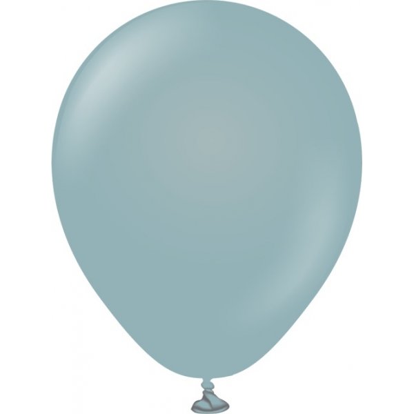 Mini-Luftballons einfarbig - Premium 13 cm - Storm