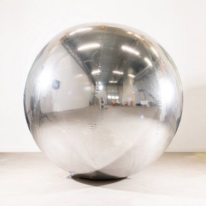 Aufblasbare Spiegelkugel - Silber Aufblasbare Spiegelkugel - Silber