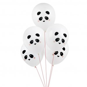 Luftballons - Mini-Panda - 5er-Pack