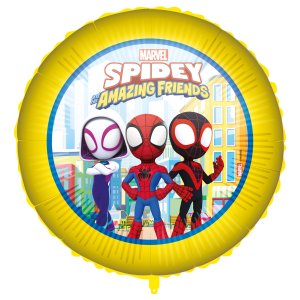 Folienballon - Rund - Spidey & seine Freunde - 46 cm Folienballon - Rund - Spidey & seine Freunde - 46 cm