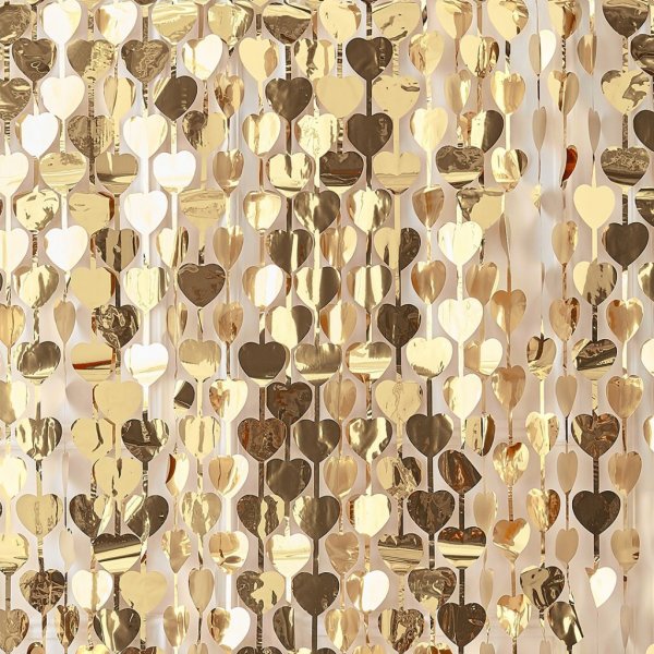 Vorhänge - Herzen aus Gold Vorhänge - Herzen aus Gold