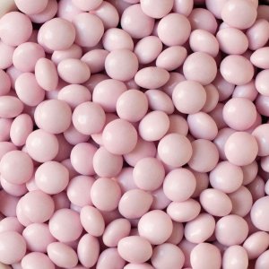 Milchschokoladenperlen/Linsen - Rosa - 80 g Milchschokoladenperlen/Linsen - Rosa - 80 g