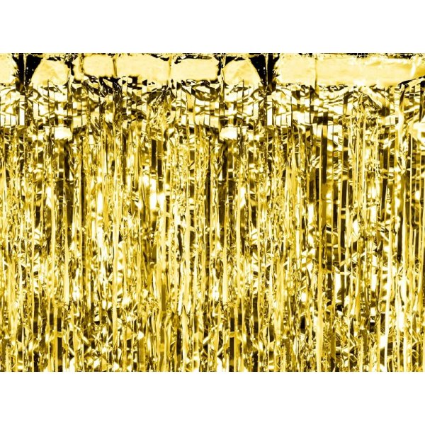 Partyvorhang - Gold - 1 x 2 m Partyvorhang - Gold - 1 x 2 m