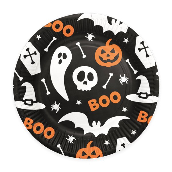 Pappteller - Buu - Halloween - 23 cm - 8er-Pack Pappteller - Buu - Halloween - 23 cm - 8er-Pack