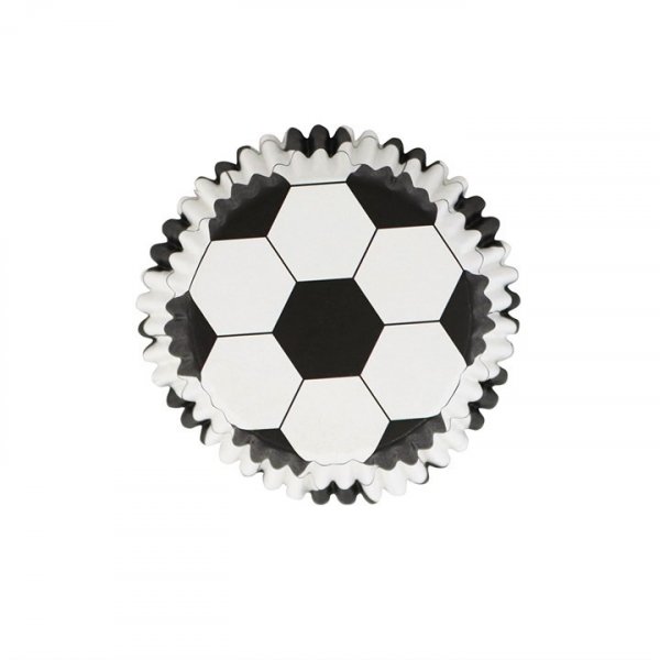 Muffinformen - Alufolie - Fußball - 30er-Packung - PME Muffinformen - Alufolie - Fußball - 30er-Packung - PME