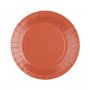 Pappteller - Ziegelrot - 22,5 cm - 10er-Packung Pappteller - Ziegelrot - 22,5 cm - 10er-Packung