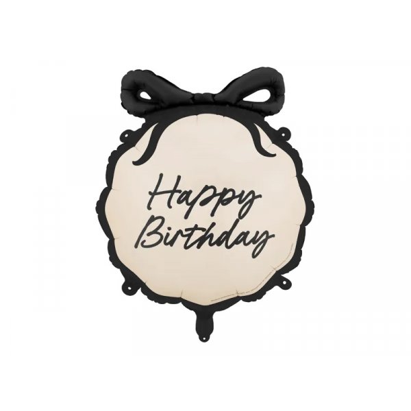 Runder Folienballon - Nude - Alles Gute zum Geburtstag