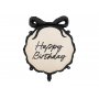 Runder Folienballon - Nude - Alles Gute zum Geburtstag