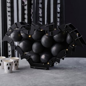 Ballonständer mit Lichterkette - Bat Ballonständer mit Lichterkette - Bat