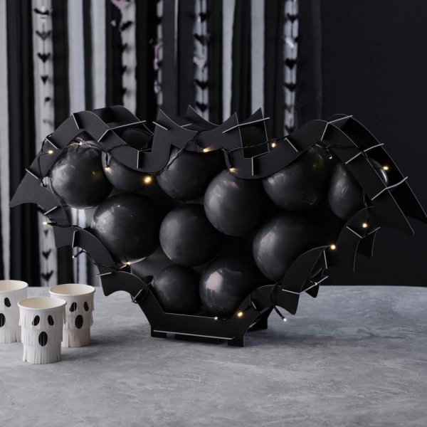 Ballonständer mit Lichterkette - Bat Ballonständer mit Lichterkette - Bat