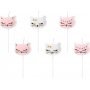 Kuchenkerzen - Cat Party - 6er-Pack