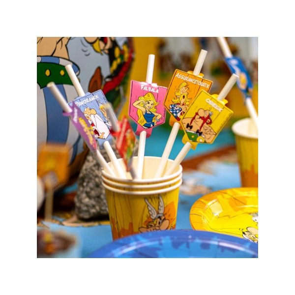 Strohhalme - Asterix - 8 Stück Strohhalme - Asterix - 8 Stück