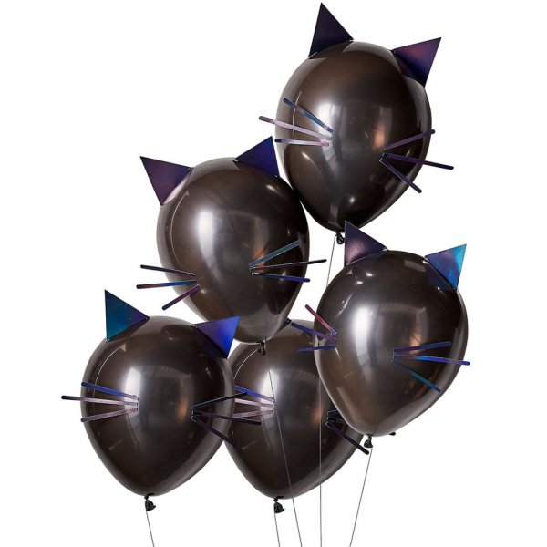 Luftballons - Katzen - Let's get Batty - 5 Stk Luftballons - Katzen - Let's get Batty - 5 Stk