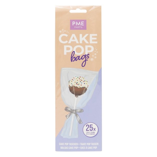 Cake-Pop-T�ten - 25 cm - 25er-Packung - PME