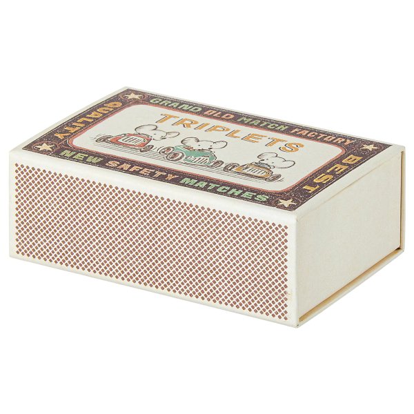 Mäuse in einer Streichholzschachtel - Drillinge Mäuse in einer Streichholzschachtel - Drillinge