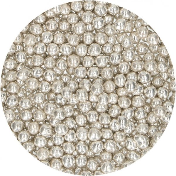 Weiche Silberperlen - Mittel - Funcakes - 55 g Weiche Silberperlen - Mittel - Funcakes - 55 g