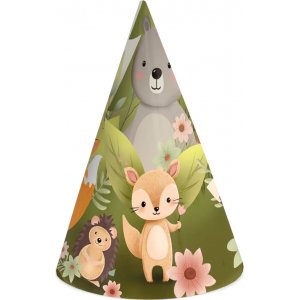 Partyhüte - Freunde des Waldes - 6er-Pack Partyhüte - Freunde des Waldes - 6er-Pack