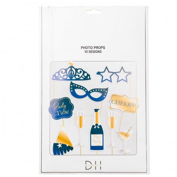 Foto-Requisiten 10 Stück - Partydesigns Foto-Requisiten 10 Stück - Partydesigns